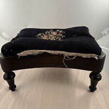 Antique footstool turned for sale  Machias