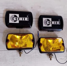 2 CIBIE 35 . NO MARCHAL 759 . SPOT LAMPS + 2 XCACHES .JAUNE. JEEP CJ..MUSTANG..., usado comprar usado  Enviando para Brazil