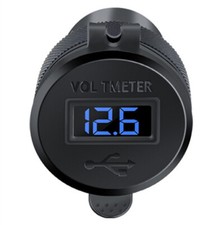 Carregador USB QC3.0 carregador rápido adaptador de energia voltímetro peças de motocicleta 12V-24V comprar usado  Enviando para Brazil