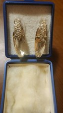 Orecchini swarovski gold usato  Ciampino