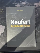 Neufert architects data for sale  LONDON