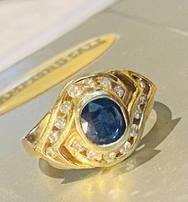 Goldring 585 saphir gebraucht kaufen  Celle