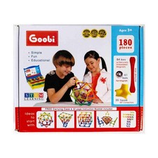 Bastões magnéticos de construção Goobi brinquedos educativos (180 peças) muito bom+/quase perfeito, usado comprar usado  Enviando para Brazil