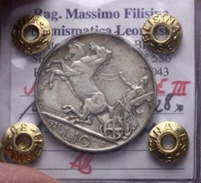 Veiii lire argento usato  Italia