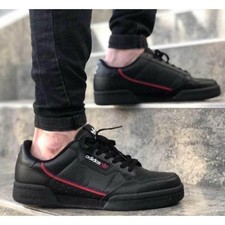Tênis Adidas Continental 80 unissex preto/vermelho tamanho 10 1/2 casual comprar usado  Enviando para Brazil