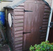 6x4ft wooden apex for sale  TAMWORTH