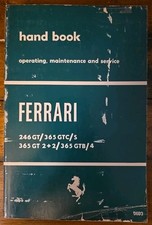 Ferrari handbook 246gt for sale  Elma