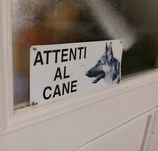 Cartello vintage attenti usato  Vignola