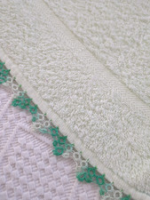 Vintage towel green for sale  WADEBRIDGE