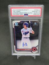 2022 BOWMAN DRAFT JOE LAMPE 1º Auto PSA 10 CLEVELAND GUARDIANS AD5 comprar usado  Enviando para Brazil