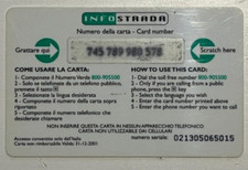 Carta telefonica tessuti usato  Lacchiarella