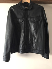 Blouson cuir trucker d'occasion  Sèvres