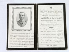 Sterbebild 1wk landwehrmann gebraucht kaufen  Waging a.See