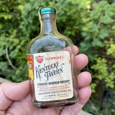 Usado, Mini garrafa vazia de uísque Bourbon Kentucky Tavern 1/10pt com selo fiscal 1938 FL comprar usado  Enviando para Brazil