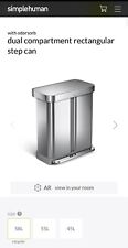Simplehuman liter 15.3 for sale  Peru