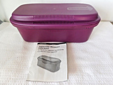 Máquina de macarrão para microondas Tupperware 8 xícaras 2 qt Cook 6775A-3~ Inst. Espaguete roxo, usado comprar usado  Enviando para Brazil