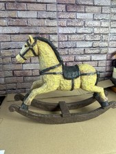 Holzpferd schaukelpferd 39x31 gebraucht kaufen  Rodenberg