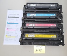 Usado, Cartuchos de toner HP 304A genuínos CC530A 95%, CC531A 96%, CC532A 79%, CC533A 76%, comprar usado  Enviando para Brazil