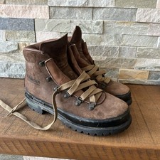 Bota de Montanhismo Vintage RAICHLE Suíça Masculina 7.5 Pesada Caminhada Marrom, usado comprar usado  Enviando para Brazil