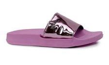Novas Sandálias Femininas Metálicas Slide Flip Flop Plataforma Palmilha Sapatos || 1818, usado comprar usado  Enviando para Brazil