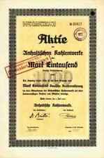 Anhaltische kohlenwerke 1921 gebraucht kaufen  Bayreuth