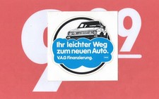 Adesivo Vintage Sticker Aufkleber Autocollant V.A.G FINANZIERUNG VOLKSWAGEN GOLF comprar usado  Enviando para Brazil