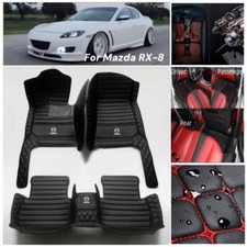 Alfombrillas aptas para Mazda RX-8 2004-2012 alfombrillas de cuero forro de carga segunda mano  Embacar hacia Mexico