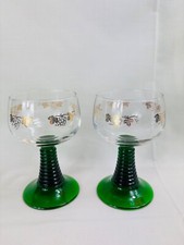 green stem glasses for sale  LAUNCESTON