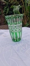 Bleikristall vase grün gebraucht kaufen  Willich