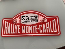 Automobilia plaque rallye d'occasion  Villefranche-sur-Mer