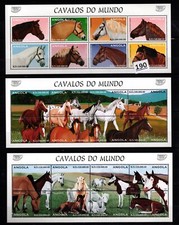 SV ANGOLA - MNH - CAVALOS - ANIMAIS - 1997 comprar usado  Enviando para Brazil