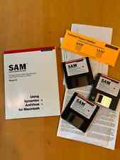 Antivirus SYMANTIC SAM original 3,5 disquetes y manual para Macintosh segunda mano  Embacar hacia Argentina