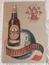 Beck bier blechschild gebraucht kaufen  Oldenburg (Oldenburg)