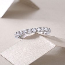 2.5mm moissanite wedding for sale  Perth Amboy