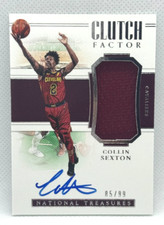 Usado, 2018-19 Panini National Treasures fator de embreagem Collin Sexton autografado 85/99 quase perfeito/perfeito comprar usado  Enviando para Brazil