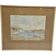 Watercolour framed painting for sale  HAVERFORDWEST