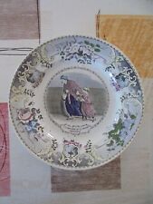 Assiette polychrome chouette d'occasion  Meschers-sur-Gironde
