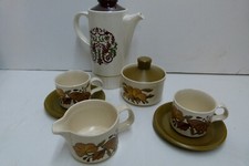 Retro palissy coffee for sale  SALTBURN-BY-THE-SEA