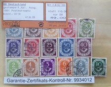 Posthornsatz deutschland 1951 gebraucht kaufen  Plauen
