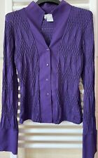 Camicia viola donna usato  Italia