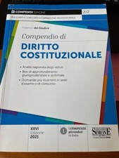 Compendio diritto costituziona usato  Torre Orsaia