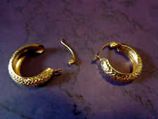 14k solid gold hoop earrings for sale  Atlantic City