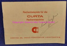 Curta rechenbeispiele rechenma gebraucht kaufen  Dissen am Teutoburger Wald
