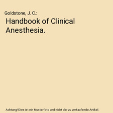 Handbook clinical anesthesia gebraucht kaufen  Trebbin