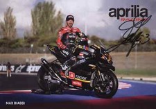 Max biaggi cartolina usato  Montesilvano