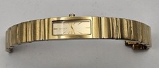 Relógio social feminino DKNY tom dourado retangular NY-3814 - Estado de funcionamento  comprar usado  Enviando para Brazil