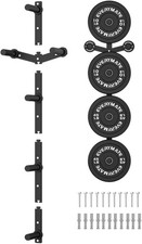 Suporte de parede 2" peso pesado para placa de para-choque rack de armazenamento para academia em casa NOVO comprar usado  Enviando para Brazil