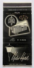 EXECUTIVE MOTOR HOTEL, MASTER HOSTS, AAA, KANSAS CITY, MO MATCHBOOK COVER, usado comprar usado  Enviando para Brazil
