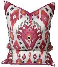 Boho ikat linen for sale  GRAVESEND