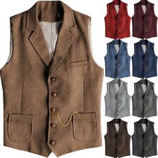 Mens tweed vest for sale  Rancho Cucamonga